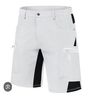 Men's Hiking Cargo Shorts 10" with Zipper Outdoor 40